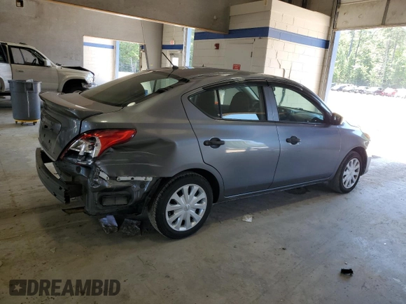 2017 Nissan Versa S with VIN 3N1CN7AP8HL902108, listed as a Copart auction lot 60867725 with 163,073 mi miles and Salvage title. Bid and sale history available at DreamBid. Image 3.
