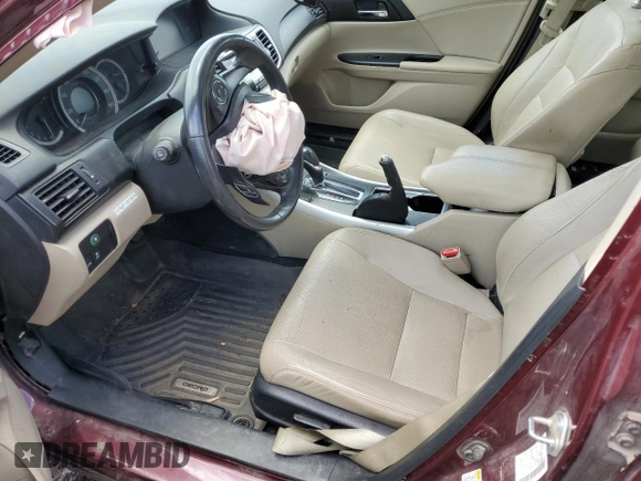 2015 Honda Accord EX-L with VIN 1HGCR2F80FA188373, listed as a Copart auction lot 55404475 with 130,961 mi miles and Salvage title. Bid and sale history available at DreamBid. Image 7.