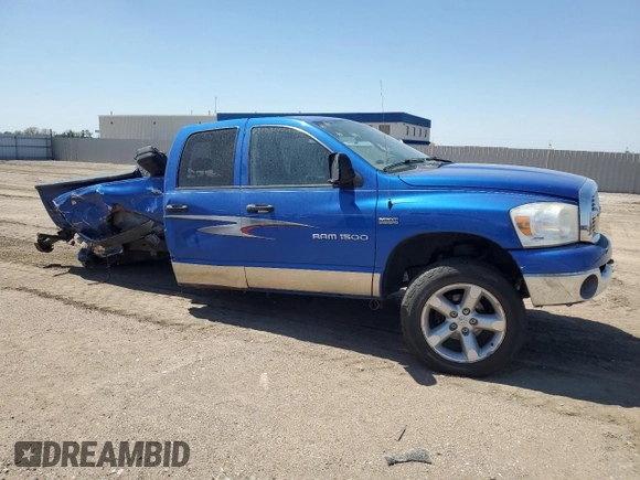 2007 Dodge 1500 Laramie с VIN 1D7HU18207S228099, выставлен на аукционе Copart как лот 54172875 с пробегом Не указан миль и Списание • Salvage title. История ставок и продаж доступна на DreamBid. Изображение 4.