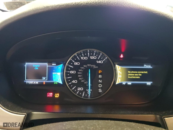 2013 Ford Edge Sport with VIN 2FMDK4AK8DBC83394, listed as a Copart auction lot 51133485 with 77,257 mi miles and Salvage Title. Bid and sale history available at carsss.com. Image 9.