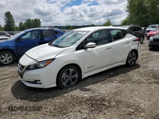 2018 Nissan LEAF SV with VIN 1N4AZ1CPXJC311899, listed as a Copart auction lot 61267204 with 30,715 mi miles and Salvage title. Bid and sale history available at DreamBid. Image 1.
