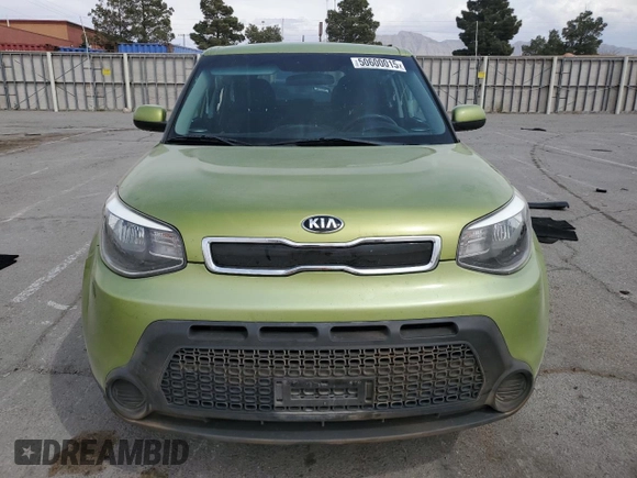 2015 Kia Soul + with VIN KNDJP3A5XF7765583, listed as a Copart auction lot 50600015 with 91,069 mi miles and Salvage Title. Bid and sale history available at carsss.com. Image 5.