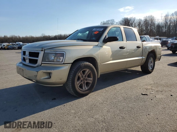 2011 Ram Dakota Bighorn/Lonestar with VIN 1D7RW3GK4BS534193, listed as a Copart auction lot 44601545 with 195,825 mi miles and Salvage Title. Bid and sale history available at carsss.com. Image 1.