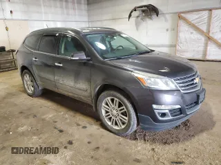 2015 Chevrolet Traverse LT with VIN 1GNKRGKD3FJ350577, listed as a Copart auction lot 51811645 with 215,276 mi miles and Clean Title. Bid and sale history available at carsss.com. Image 4.