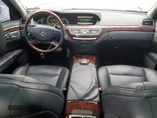 2012 Mercedes-Benz S 550 with VIN WDDNG9EB6CA454404, listed as a Copart auction lot 58082345 with 107,699 mi miles and Salvage title. Bid and sale history available at DreamBid. Image 8.