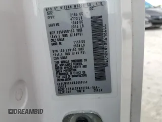 2021 Nissan NV200 SV with VIN 3N6CM0KN4MK698666, listed as a Copart auction lot 52192925 with 34,540 mi miles and Salvage title. Bid and sale history available at DreamBid. Image 13.