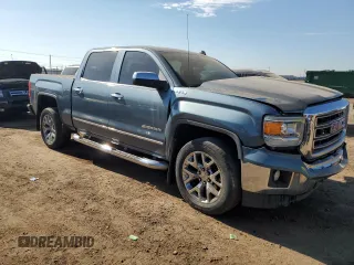 2014 GMC Sierra 1500 SLT with VIN 3GTU2VEC5EG489218, listed as a Copart auction lot 59105465 with 158,394 mi miles and Salvage title. Bid and sale history available at DreamBid. Image 4.