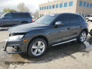 2018 Audi Q5 Premium with VIN WA1ANAFY8J2020313, listed as a Copart auction lot 54078575 with 76,133 mi miles and Salvage Title. Bid and sale history available at DreamBid. Image 1.