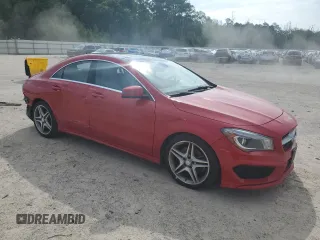 2014 Mercedes-Benz CLA 250 with VIN WDDSJ4EB3EN050303, listed as a Copart auction lot 58004235 with 90,789 mi miles and Salvage title. Bid and sale history available at DreamBid. Image 4.