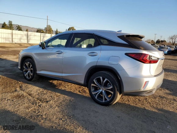 2016 Lexus RX 450h with VIN 2T2BGMCA8GC001361, listed as a Copart auction lot 43015805 with 47,163 mi miles and Salvage Title. Bid and sale history available at carsss.com. Image 2.