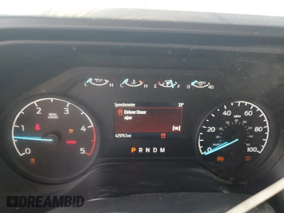 2023 Ford F-250 XL with VIN 1FT7W2BT0PEC14967, listed as a Copart auction lot 58661045 with 42,979 mi miles and Salvage title. Bid and sale history available at DreamBid. Image 9.
