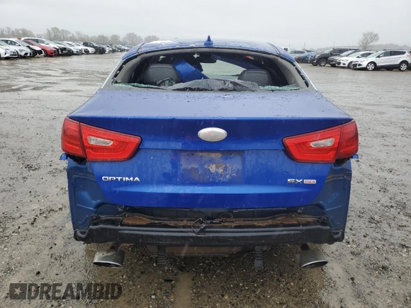2014 Kia Optima SX with VIN 5XXGR4A71EG270626, listed as a Copart auction lot 49350075 with 199,063 mi miles and Salvage title. Bid and sale history available at DreamBid. Image 6.