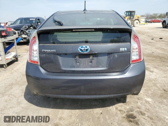 2013 Toyota Prius One with VIN JTDKN3DU5D1657420, listed as a Copart auction lot 52377155 with 71,929 mi miles and Salvage Title. Bid and sale history available at DreamBid. Image 6.