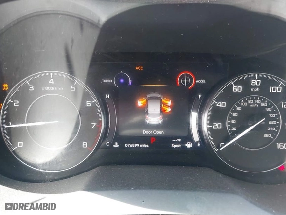 2019 Acura RDX w/Technology Pkg with VIN 5J8TC2H56KL028081, listed as a IAAI auction lot 40042142 with 76,899 mi miles. Bid and sale history available at carsss.com. Image 16.