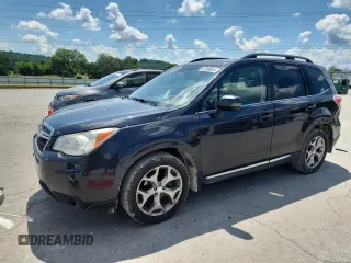 2015 Subaru Forester Touring with VIN JF2SJAUC4FH546053, listed as a Copart auction lot 62299845 with 124,809 mi miles and Salvage title. Bid and sale history available at DreamBid. Image 1.