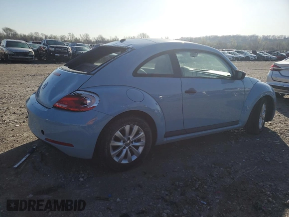 2015 Volkswagen Beetle Fleet Edition with VIN 3VWF17AT8FM607274, listed as a Copart auction lot 51463805 with 78,448 mi miles and Salvage Title. Bid and sale history available at DreamBid. Image 3.