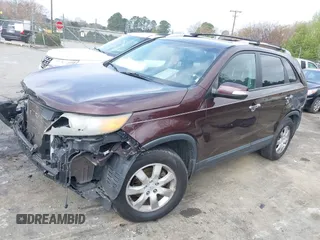 2011 Kia Sorento LX with VIN 5XYKT3A11BG162130, listed as a IAAI auction lot 41849206 with 1 mi miles. Bid and sale history available at carsss.com. Image 17.