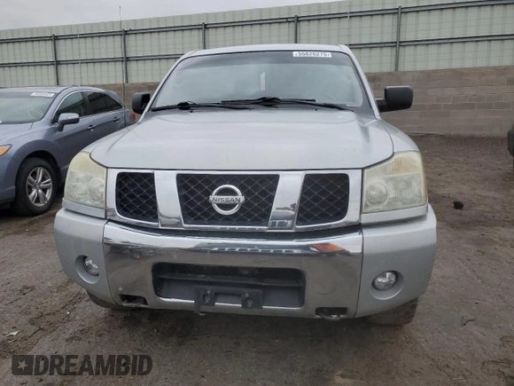 2006 Nissan Titan XE with VIN 1N6AA06B96N543317, listed as a Copart auction lot 55826275 with 236,264 mi miles and Salvage title. Bid and sale history available at DreamBid. Image 5.