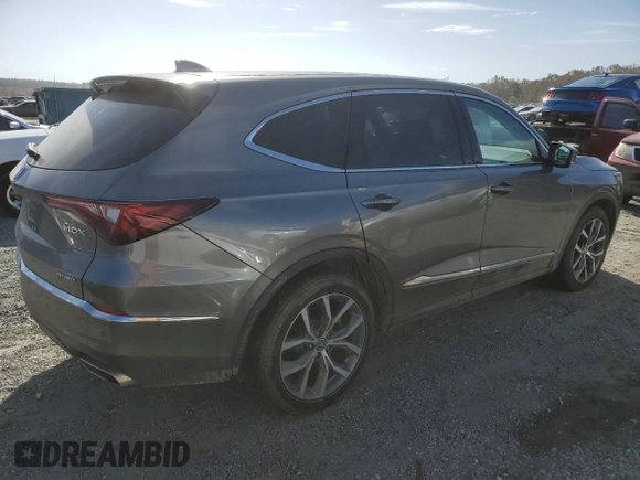 2023 Acura MDX w/Technology Package with VIN 5J8YE1H41PL004666, listed as a Copart auction lot 78571344 with 23,885 mi miles and Clean Title. Bid and sale history available at carsss.com. Image 3.