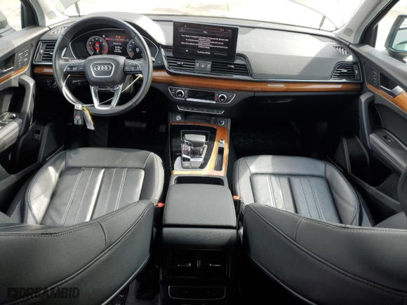2023 Audi Q5 S line Premium Plus with VIN WA1EAAFY1P2015539, listed as a Copart auction lot 50823555 with 14,478 mi miles and Salvage Title. Bid and sale history available at carsss.com. Image 8.