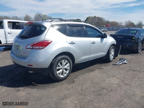 2011 Nissan Murano LE with VIN JN8AZ1MU1BW050195, listed as a IAAI auction lot 41824150 with 175,811 mi miles. Bid and sale history available at carsss.com. Image 4.