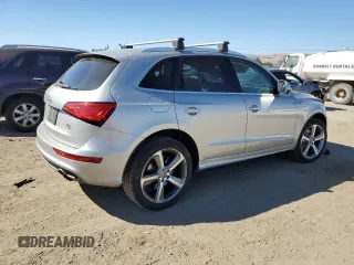 2014 Audi Q5 Premium Plus with VIN WA1DGAFP0EA037312, listed as a Copart auction lot 61694505 with 124,252 mi miles and Salvage title. Bid and sale history available at DreamBid. Image 3.