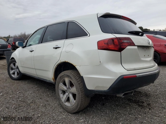 2013 Acura MDX Advance Pkg with VIN 2HNYD2H61DH001939, listed as a Copart auction lot 50712225 with 0 mi miles and Salvage Title. Bid and sale history available at carsss.com. Image 2.