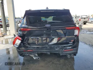 2025 Ford Explorer ST with VIN 1FMWK8GC4SGA22804, listed as a Copart auction lot 49159385 with 7,554 mi miles and Salvage Title. Bid and sale history available at carsss.com. Image 6.