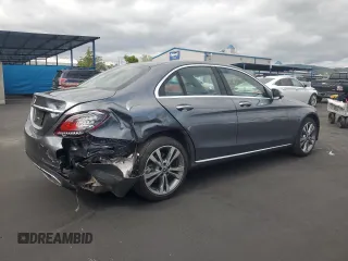 2019 Mercedes-Benz C 300 with VIN 55SWF8EB9KU291263, listed as a Copart auction lot 53549245 with 35,616 mi miles and Salvage Title. Bid and sale history available at carsss.com. Image 3.