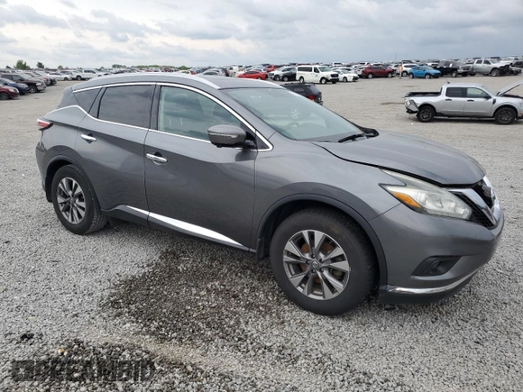 2015 Nissan Murano Platinum with VIN 5N1AZ2MH8FN283471, listed as a Copart auction lot 55620555 with 194,486 mi miles and Clean Title. Bid and sale history available at DreamBid. Image 4.