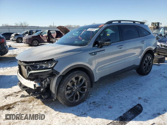 2022 Kia Sorento SX with VIN 5XYRKDLF3NG106596, listed as a Copart auction lot 45506645 with 50,081 mi miles and Salvage Title. Bid and sale history available at carsss.com. Image 1.