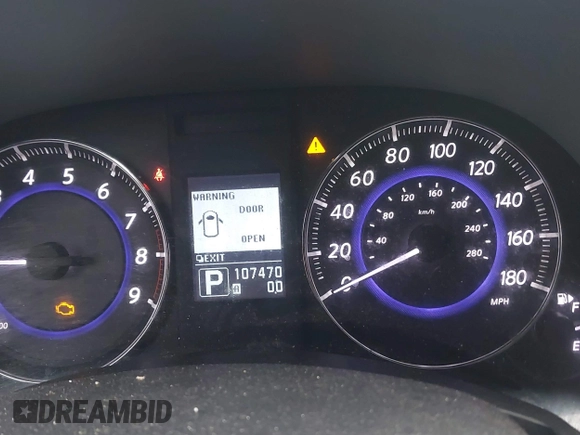 2013 Infiniti FX with VIN JN8CS1MW9DM173949, listed as a IAAI auction lot 41797752 with 107,470 mi miles. Bid and sale history available at carsss.com. Image 16.