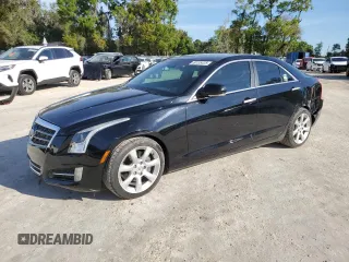 2014 Cadillac ATS Performance with VIN 1G6AC5S37E0174139, listed as a Copart auction lot 50135425 with 49,242 mi miles and Salvage Title. Bid and sale history available at carsss.com. Image 1.