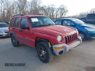 2003 Jeep Liberty Sport with VIN 1J4GL48K33W729642, listed as a IAAI auction lot 41826761 with 196,989 mi miles. Bid and sale history available at carsss.com. Image 1.