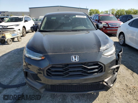 2024 Honda HR-V Sport z VIN 3CZRZ1H5XRM732739, wystawiony jako Copart lot #52037745 z przebiegiem 26 205 mil mil oraz Szkoda całkowita • Salvage title. Historia ofert i sprzedaży dostępna na DreamBid. Obrazek 5.