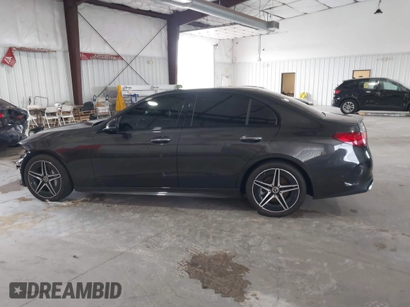 2023 Mercedes-Benz C 300 with VIN W1KAF4GB6PR093944, listed as a IAAI auction lot 41799118 with 23,296 mi miles and . Bid and sale history available at DreamBid. Image 14.