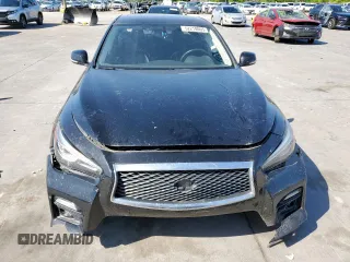 2015 Infiniti Q50 Sport with VIN JN1BV7AR2FM393634, listed as a Copart auction lot 52210065 with 147,423 mi miles and Clean title. Bid and sale history available at DreamBid. Image 5.