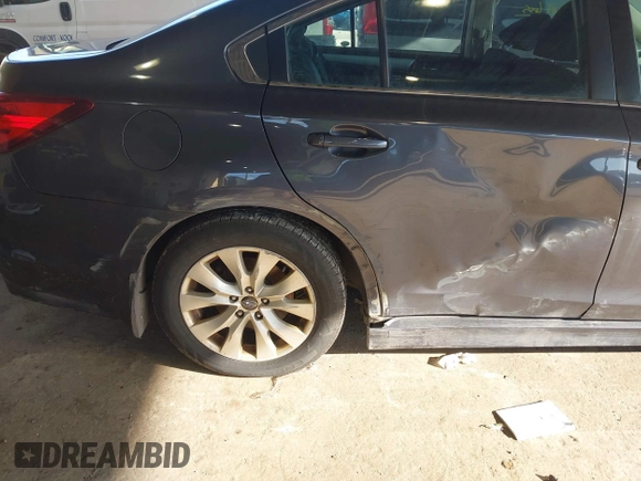 2016 Subaru Legacy 2.5i Premium with VIN 4S3BNAC65G3017241, listed as a IAAI auction lot 41697609 with 164,076 mi miles. Bid and sale history available at carsss.com. Image 6.
