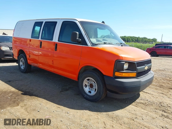 2017 Chevrolet Express Cargo with VIN 1GCWGAFF1H1177024, listed as a IAAI auction lot 42803642 with 242,596 mi miles and . Bid and sale history available at DreamBid. Image 1.
