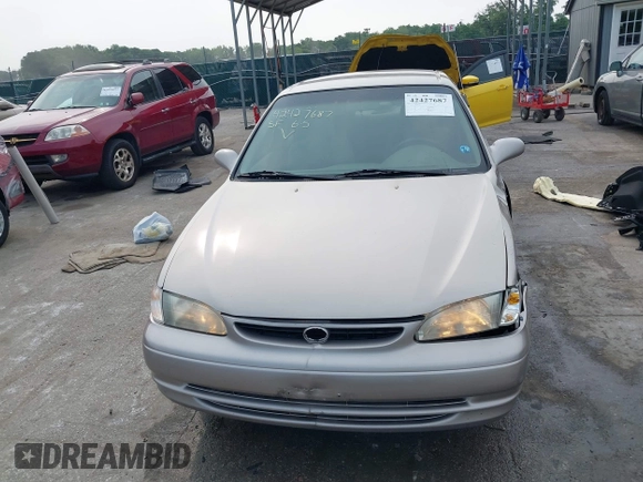 1999 Toyota Corolla VE with VIN 2T1BR12E4XC255182, listed as a IAAI auction lot 42427687 with 187,809 mi miles and . Bid and sale history available at DreamBid. Image 12.