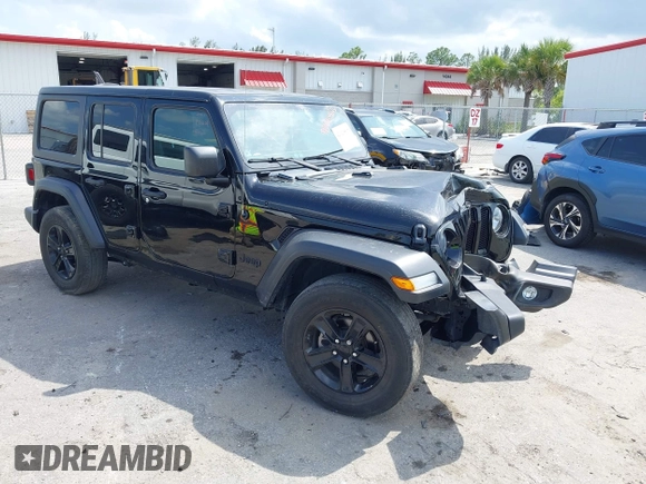 2023 Jeep Wrangler Sport S z VIN 1C4HJXDN6PW587472, wystawiony jako IAAI lot #42329815 z przebiegiem 34 568 mil mil oraz . Historia ofert i sprzedaży dostępna na DreamBid. Obrazek 1.