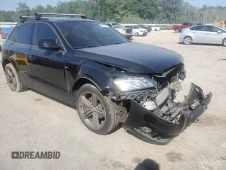 2012 Audi Q5 Prestige with VIN WA1WKAFPXCA109105, listed as a Copart auction lot 55740625 with 129,818 mi miles and Salvage title. Bid and sale history available at DreamBid. Image 4.