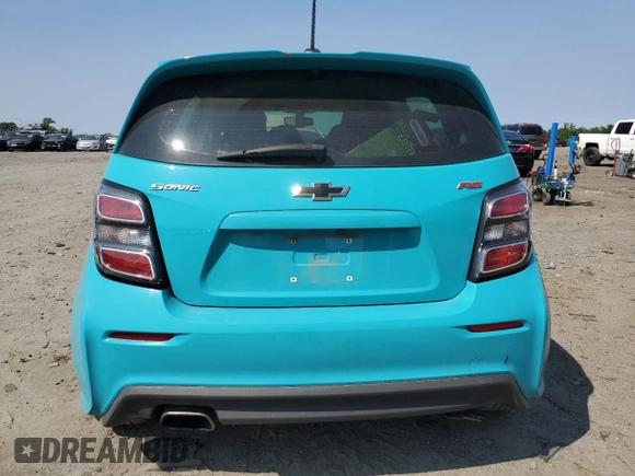 2020 Chevrolet Sonic LT with VIN 1G1JD6SB1L4104240, listed as a Copart auction lot 59625415 with 79,079 mi miles and Salvage title. Bid and sale history available at DreamBid. Image 6.