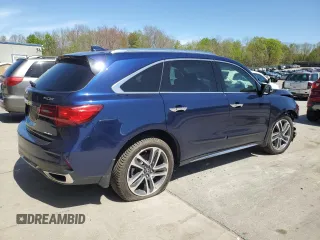 2018 Acura MDX Advance with VIN 5J8YD4H8XJL004325, listed as a Copart auction lot 55131815 with 63,306 mi miles and Salvage title. Bid and sale history available at DreamBid. Image 3.