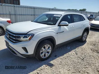 2021 Volkswagen Atlas S z VIN 1V2GC2CA9MC236476, wystawiony jako Copart lot #60403814 z przebiegiem 53 312 mil mil oraz Szkoda całkowita • Salvage title. Historia ofert i sprzedaży dostępna na DreamBid. Obrazek 1.