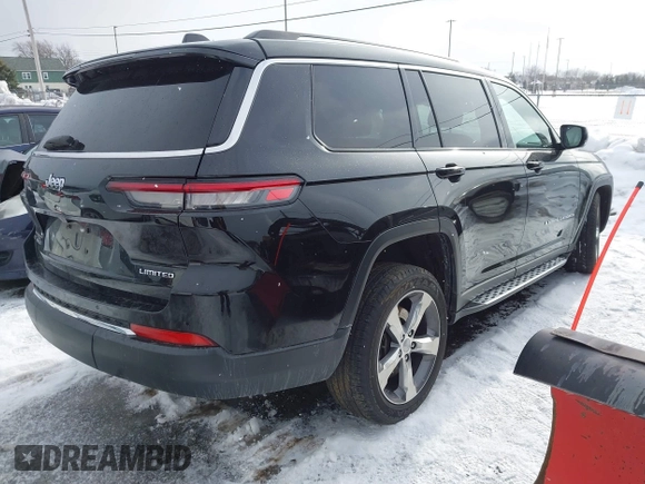 2021 Jeep Grand Cherokee Limited with VIN 1C4RJKBG3M8125074, listed as a IAAI auction lot 41509904 with 74,007 mi miles and . Bid and sale history available at DreamBid. Image 4.