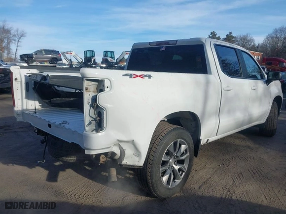 2022 Chevrolet Silverado 1500 LTD LT with VIN 1GCPYJEK8NZ140484, listed as a IAAI auction lot 41335753 with 55,261 mi miles. Bid and sale history available at carsss.com. Image 4.