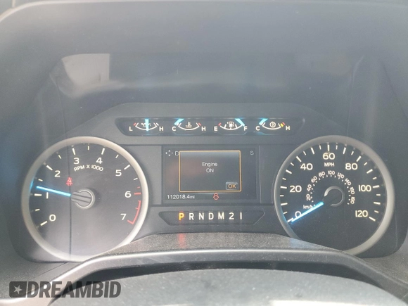 2016 Ford F-150 XLT with VIN 1FTFX1EG8GFA74825, listed as a Copart auction lot 58472655 with 112,018 mi miles and Salvage title. Bid and sale history available at DreamBid. Image 9.