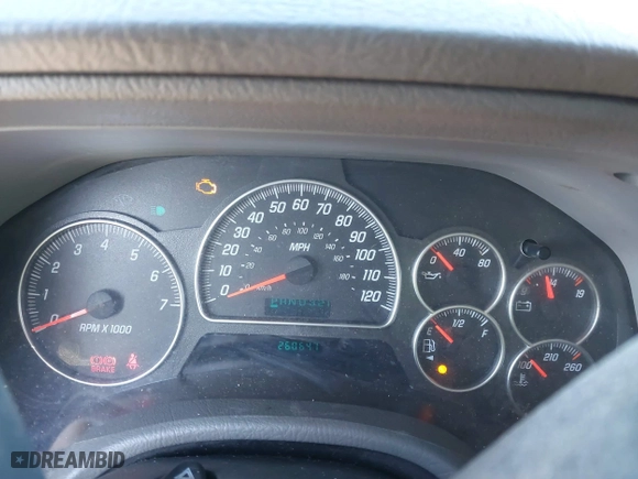 2005 GMC Envoy SLE with VIN 1GKDS13S352215032, listed as a IAAI auction lot 41221612 with 260,647 mi miles. Bid and sale history available at carsss.com. Image 7.