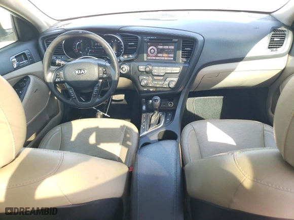 2013 Kia Optima Hybrid EX with VIN KNAGM4AD0D5045666, listed as a Copart auction lot 53345675 with 196,971 mi miles and Clean Title. Bid and sale history available at carsss.com. Image 8.